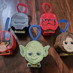 2019 STAR WARS Mcdonal's Happy Meal Lot - Han solo, Yoda, Poe, Sith Trooper, Kyl